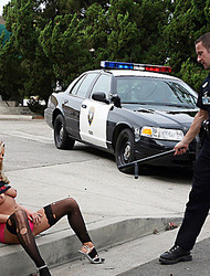 Bree Olson getting busted