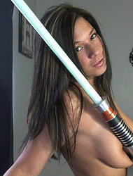 Teen GF light saber