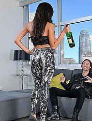 Chloe Amour Blows And Gets Ass Jizzed