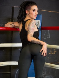 Arabelle Raphael Getting Naked In The Ring