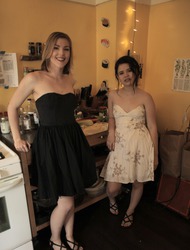 Ella Nova And Yhivi In The Kitchen