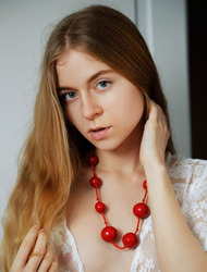 Cute Blonde Shayla Explores Her Sexy Side