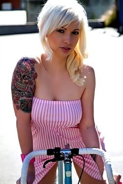 Lynn Pops Dress And Bike